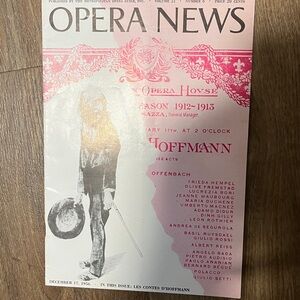 Opera News Magazine Pink cover